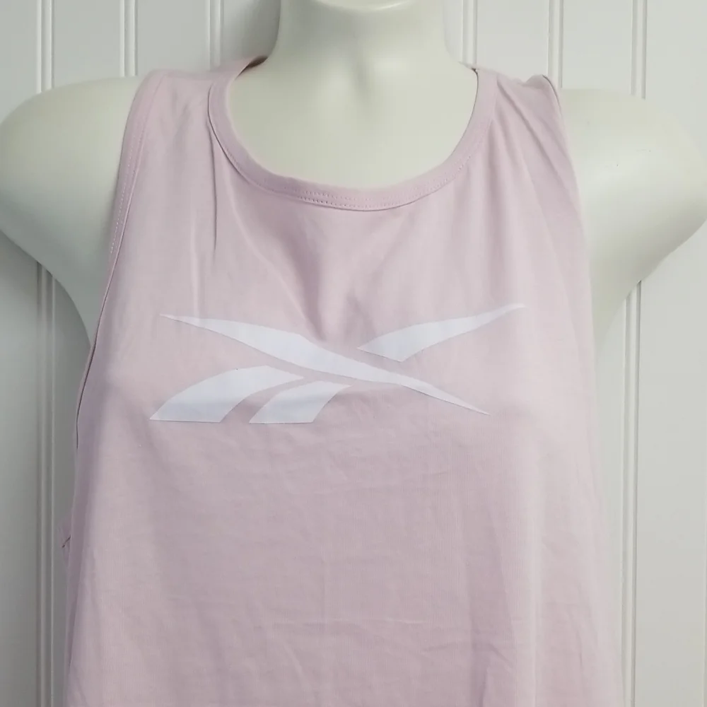 𝅺Reebok Graphic Athletic Racerback Tank Top - Picture 4 of 10